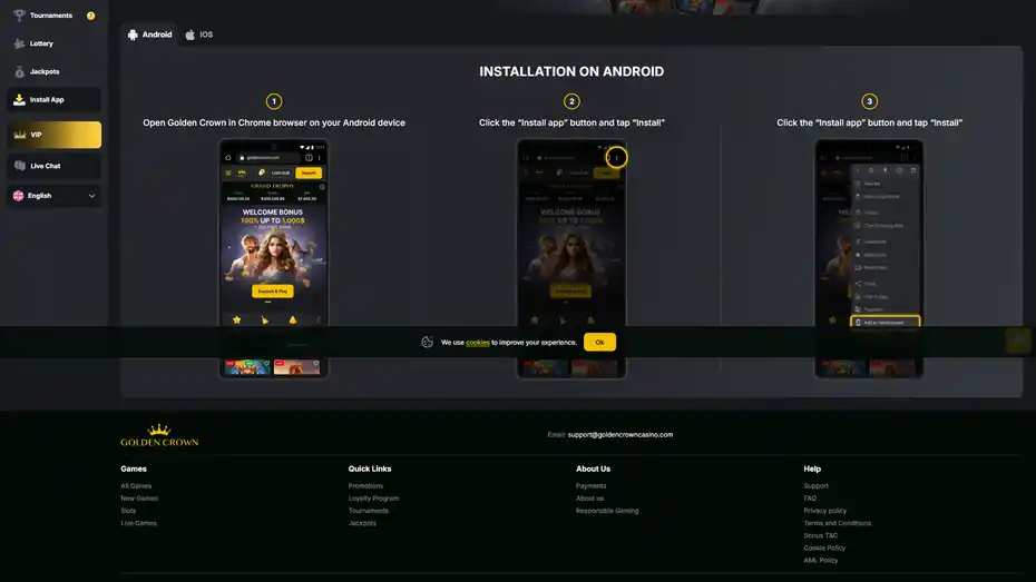 Golden Crown Casino App